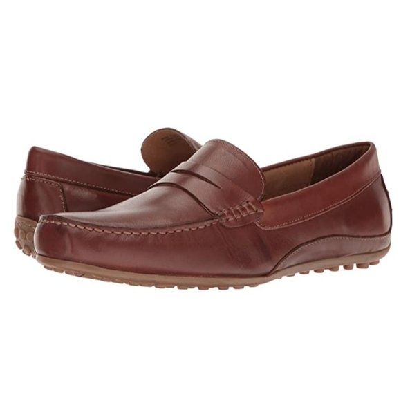 Florsheim Kids Boys Oval Penny Driver Shoes, Cognac Smooth main image 7